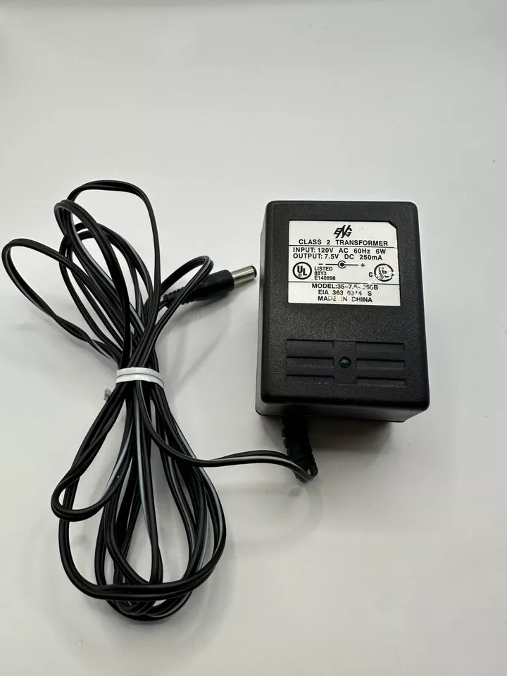 *Brand NEW*Genuine ENG 35-7.5-250B Class 2 Transformer Wall 7.5V 250mA AC/DC Adapter Power Supply - Click Image to Close